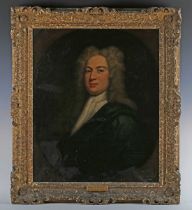 Manner of Sir Godfrey Kneller (German 1646-1723) - Head and shoulders portrait of 'Bampfylde Rodd