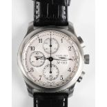A Longines Automatic Macau limited edition stainless steel circular cased gentleman's chronograph