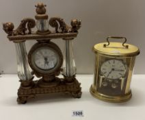 An Anniversary clock & 1 other