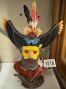 A figure Tribes of the world 'Huli Man' (Papa New Guinea)