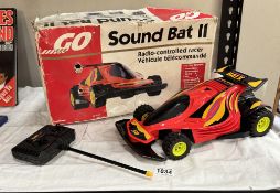 A boxed Sound Bat 2 radio controlled racer