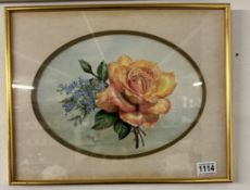 A good still life watercolour signed Marie Saywell