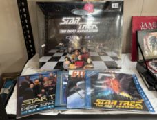 A New Star Trek Next Generation chess set & 4 Star Trek calendars