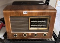 A vintage ECKO valve radio