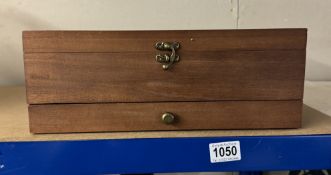 A modern jewellery box with drawer