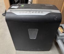 A Staples cross paper shredder