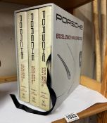 A set of 3 Porsche books Excellence Was Expected. Volumes 1, 2 & 3