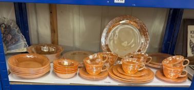 An American Lustre dinner set