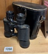 A cased set of Tecnar binoculars