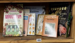 A quantity of books about scent bottles & perfumes