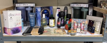 A quantity of new toiletries etc