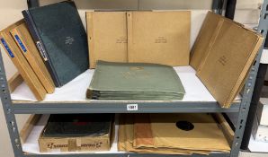 A quantity of gramophone records
