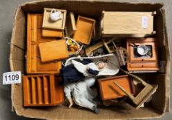 A quantity of dolls house furniture