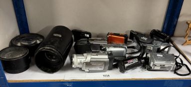 A good lot of camcorders etc including Canon, JCV etc