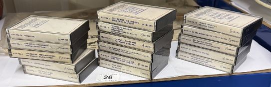 16 rock cassette tapes