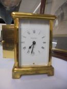 A good brass carriage clock.