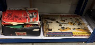 A quantity of Meccano