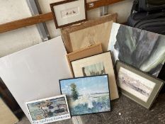 A large lot of pictures/ frames etc