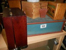 A quantity of assorted boxes.