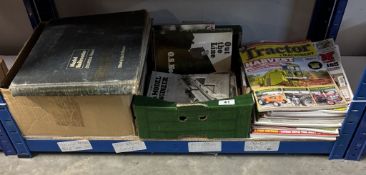 A quantity of model engineer, old glory and tractor magazines etc