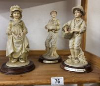 3 figures by Leonardo