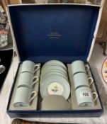 A boxed Royal Worcester 12 piece coffee set