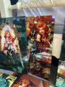 A good collection of 11 toughened glass pictures with reverse printing of Adult Alice-in-