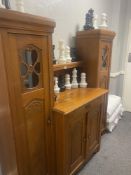 A cabinet used for preparing tea