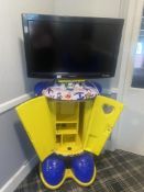 A Roblox storage unit and TV / Entertainment unit