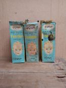 Two Griptight baby bottles in original box. {18 cm H x 6 cm W x 6 cm D}.