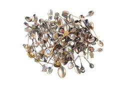 One hundred and seven collectible teaspoons