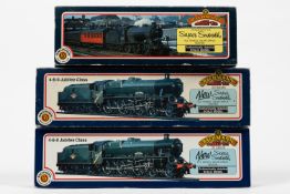 3 Bachmann Branch-Line Model Railways OO Locomotives 2x BR 4-6-0 Stanier Jubilee class (31-153)