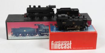 2 OO Gauge Locomotives. An electric DJH BR ex LBSCR/SR Class C2X 0-6-0 Tender Loco, 32527 in unlined