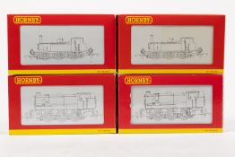 4 Hornby OO tank locomotives. (R.2533) BR class 94 0-6-0ST 68035 weathered edition in satin black