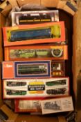 Quantity of OO model railway. 9 locomotives by Hornby, Airfix, Tri-ang/Hornby, Lima, Mainline etc.
