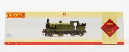 A Hornby OO tank locomotive (R.2678) A LSWR 0-4-4 Class M7 252 in unlined green livery. A