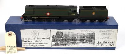 Crown Line Products OO Gauge electric BR un rebuilt Bulleid Merchant Navy Class 4-6-2 Tender