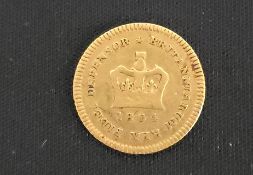Third Guinea, George III 1804 GF or better.£300-£350