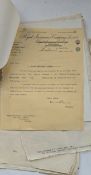 Bowman folder of various RAF letters personal and military.£60-£80