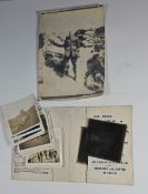 Photos of Bowman etc in the trenches 1915 with negatives. £50-£70