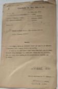Combat in the air 29-04-1918 signed by pilot Lt R.R McCall and Bowman