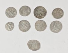 Islamic Dirhams x 9. Fine to Very Fine. £75-£100