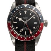 A GENTLEMAN'S SIZE STAINLESS STEEL TUDOR GMT CHRONOMETER WRIST WATCH DATED 2018, REF. 79830RB
