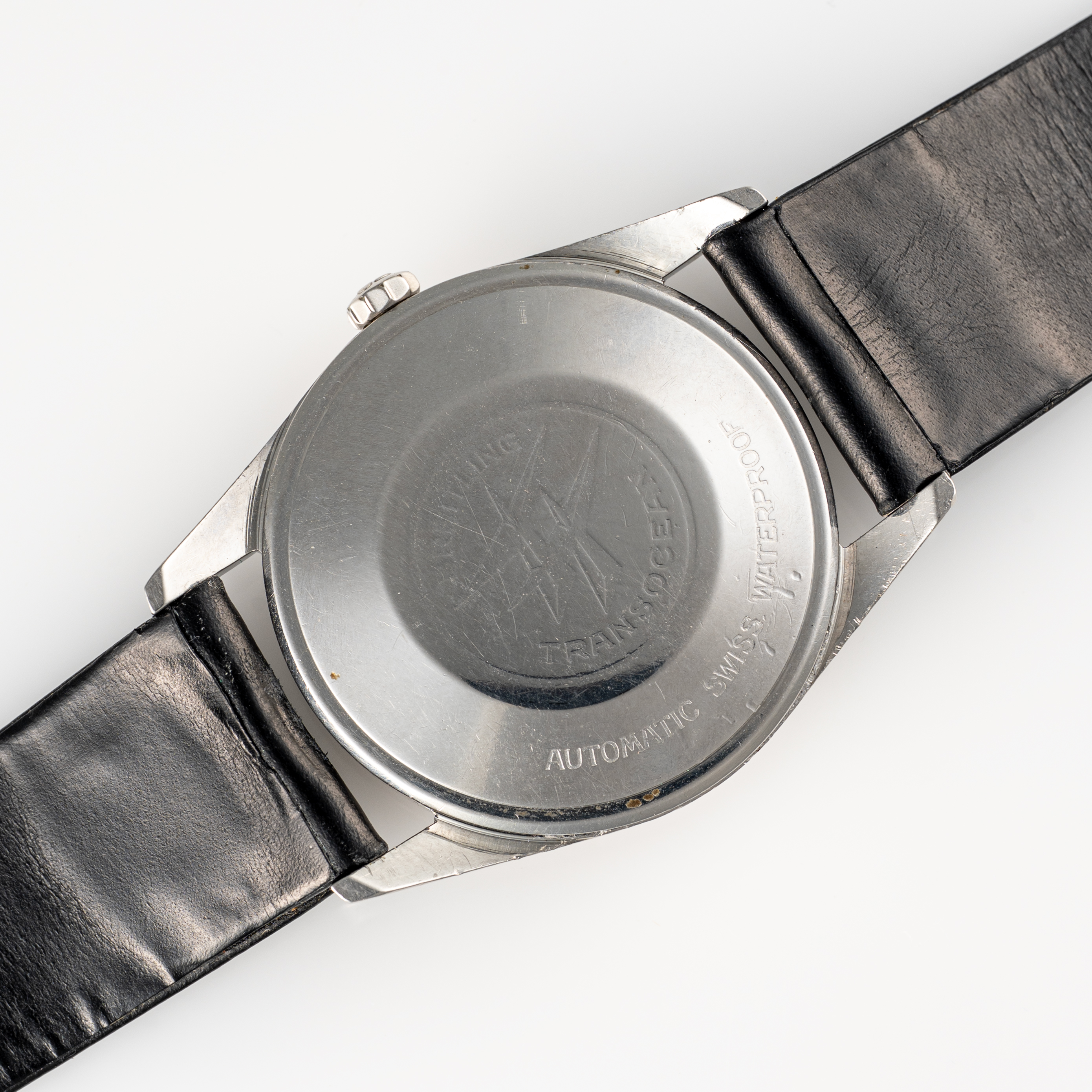 A GENTLEMAN'S SIZE STAINLESS STEEL BREITLING TRANSOCEAN WRIST WATCH CIRCA 1960s Movement: 25J, - Image 7 of 7