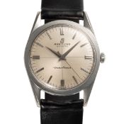 A GENTLEMAN'S SIZE STAINLESS STEEL BREITLING TRANSOCEAN WRIST WATCH CIRCA 1960s Movement: 25J,