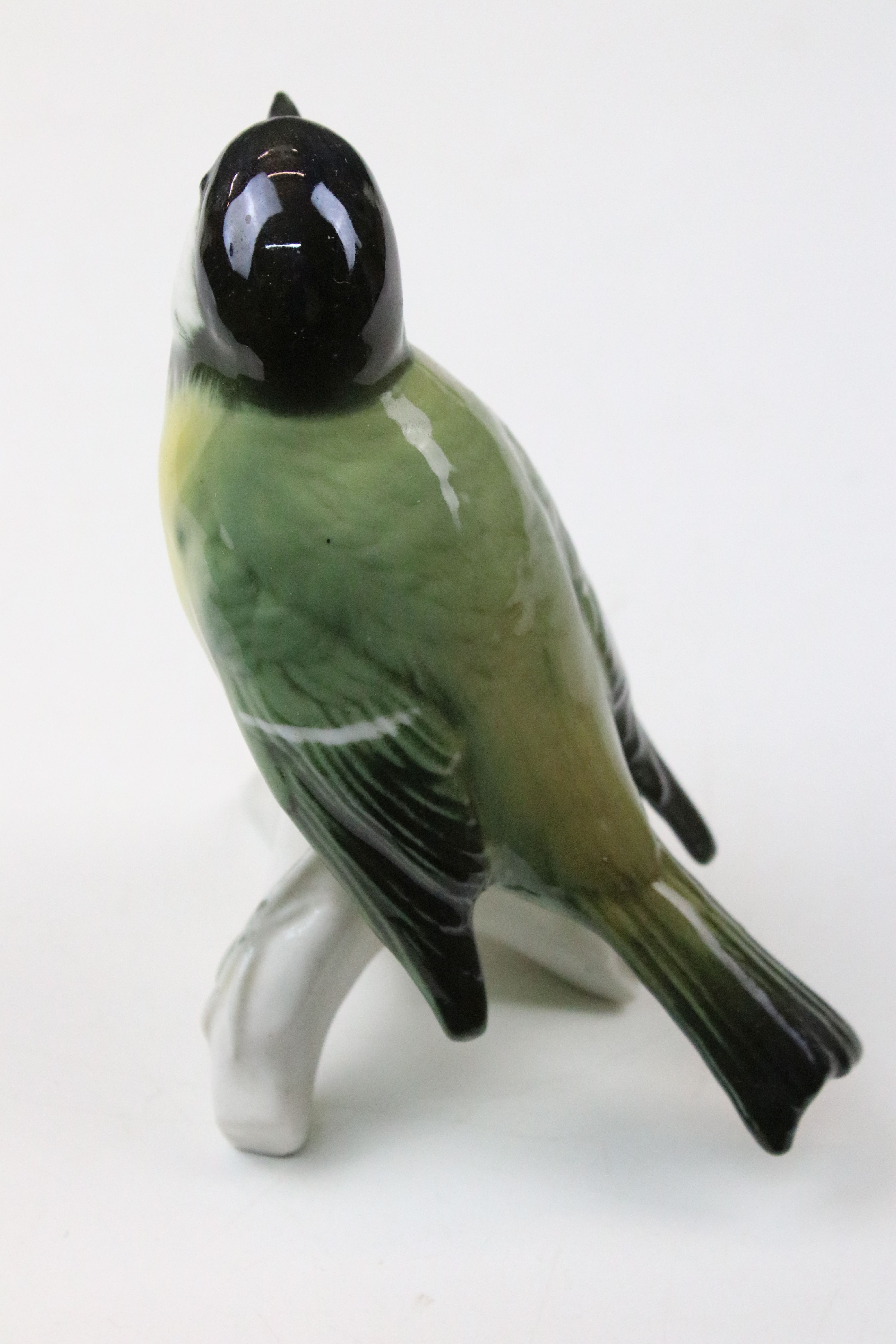 Selection of five Karl Ens vintage 20th century German porcelain bird figurines, marked to - Image 12 of 16