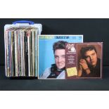 Vinyl - 55 Elvis Presley LPs, 1 12" and 1 10" spanning his career to include private pressings,