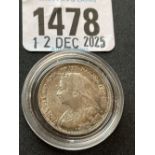 Queen Victoria 1893 shilling unc