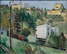 Friedrich Ahlers-Hestermann (Hamburg 1883 - Berlin 1973). Villenvorstadt.