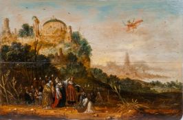 Rombout van Troyen (Amsterdam 1605 - Amsterdam 1657). Merkur erblickt Herse.